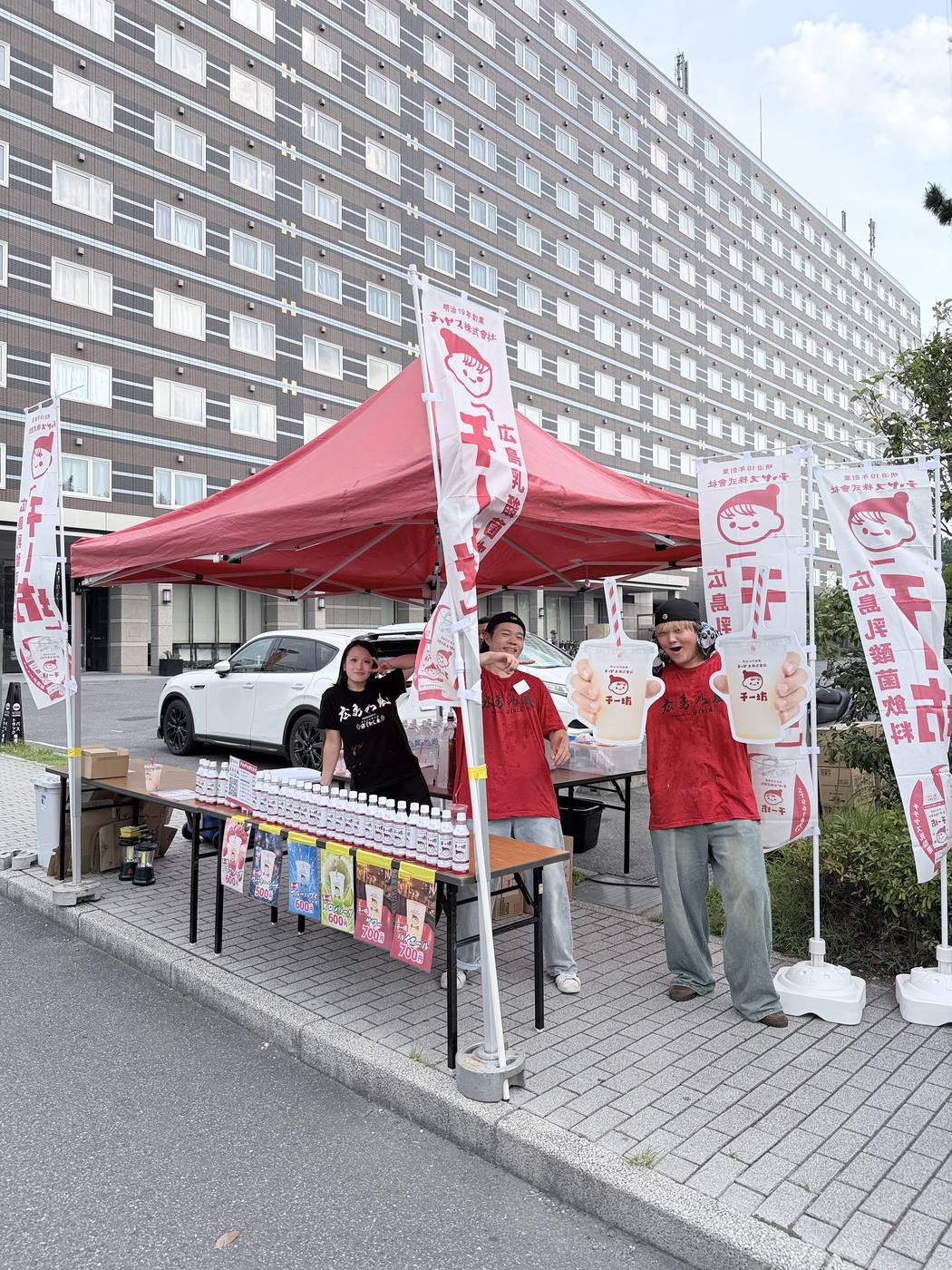「幕張ビーチ花火フェスタ2026」に合わせて「チー坊」広島乃風 露店を出店しました